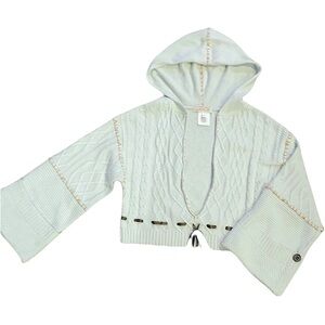 NWOT LaRok Oversized Cropped Hoddie